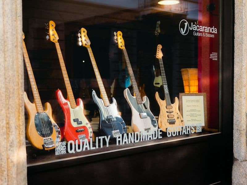 Boutique store window display